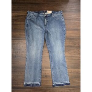 NYDJ Barbara‎ Bootcut Jeans Plus Size 20W Lift Tuck Blue Stretch Denim